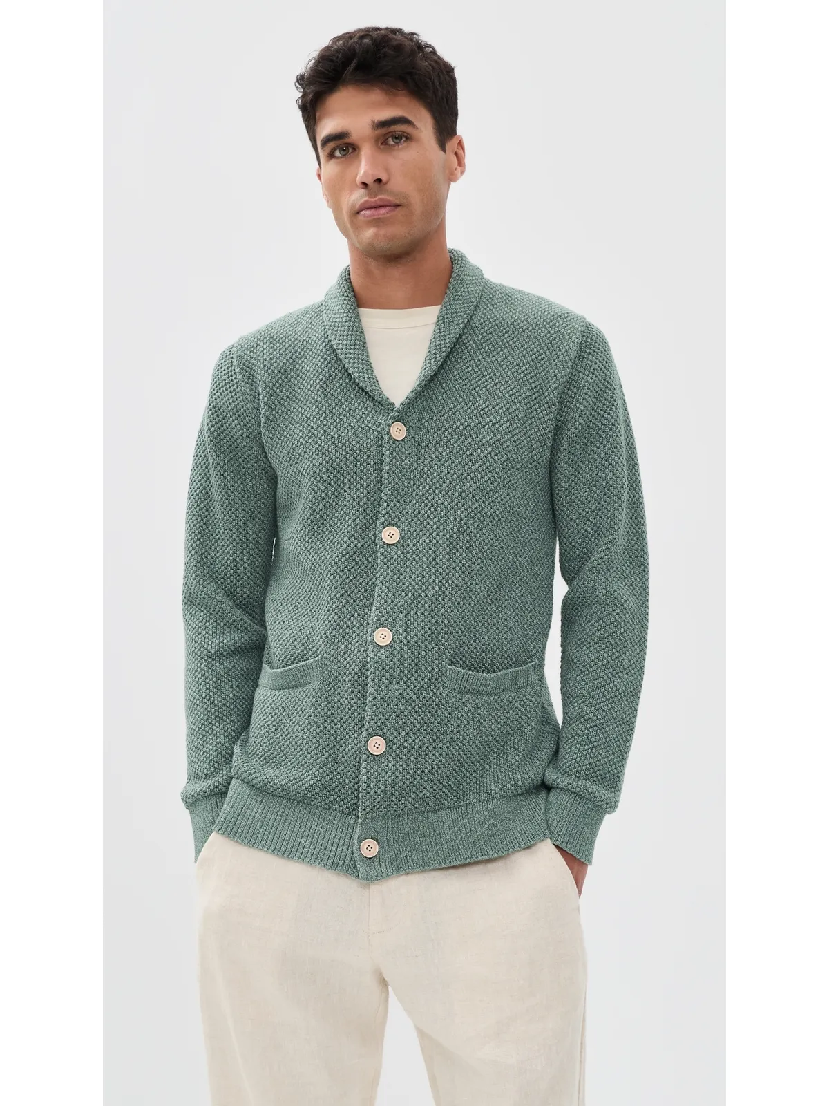 Taylor Stitch クロフォード セーター ディープシー ツイスト - 画像2
