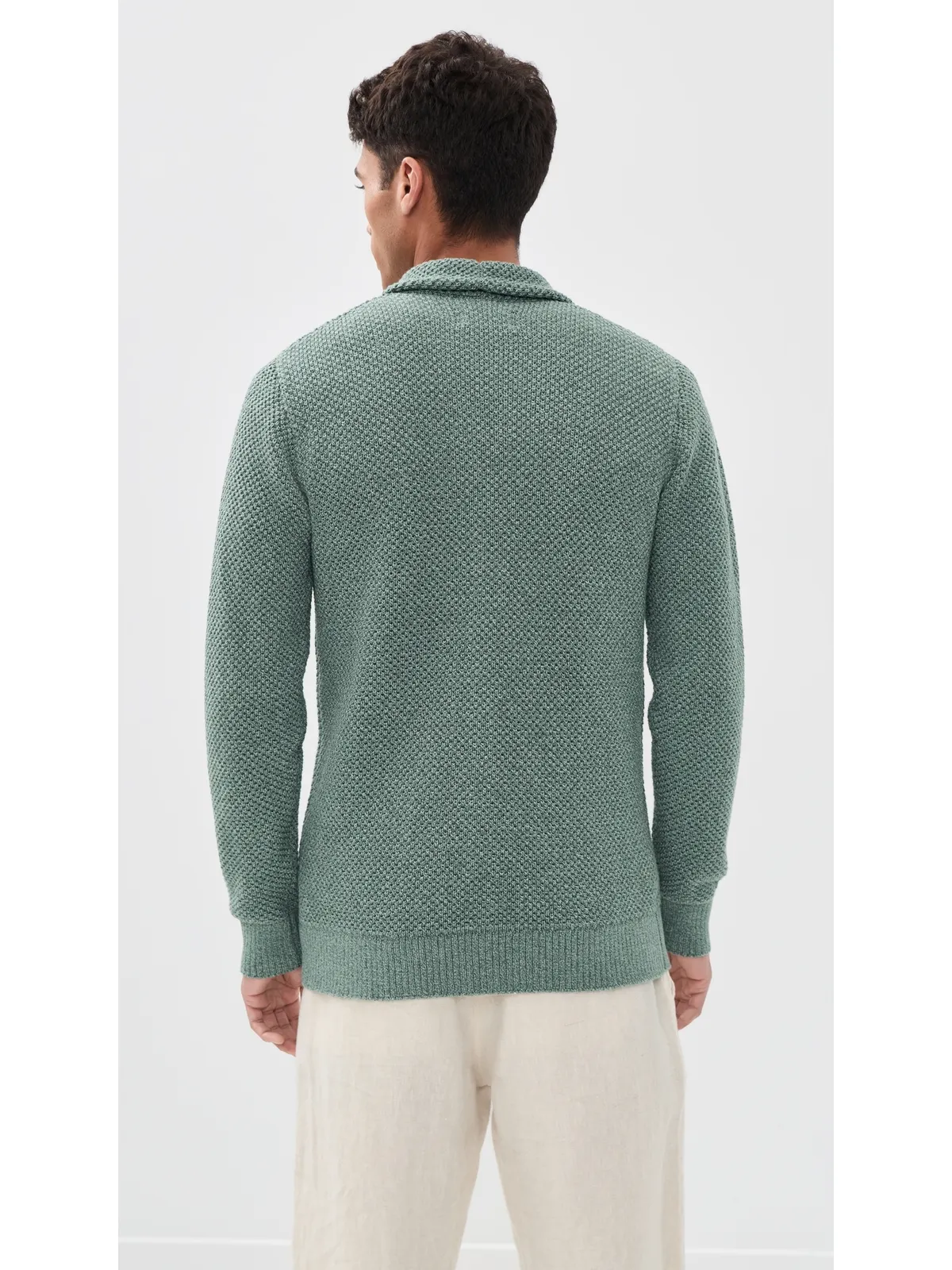 Taylor Stitch クロフォード セーター ディープシー ツイスト - 画像3
