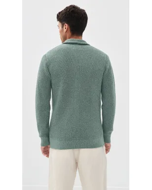 Taylor Stitch クロフォード セーター ディープシー ツイスト - サムネイル3