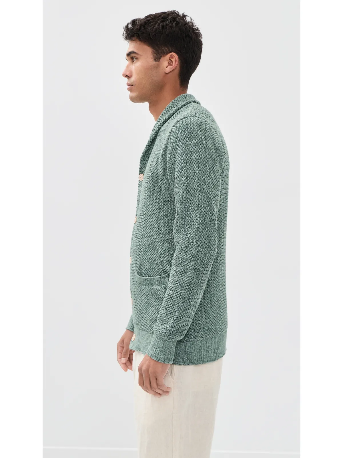Taylor Stitch クロフォード セーター ディープシー ツイスト - 画像4