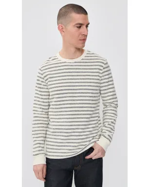 Taylor Stitch Hooper クルーTシャツ マリンストライプ - サムネイル2