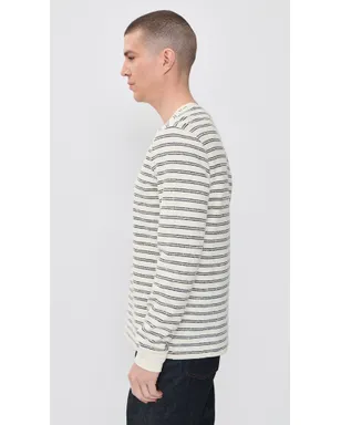 Taylor Stitch Hooper クルーTシャツ マリンストライプ - サムネイル4