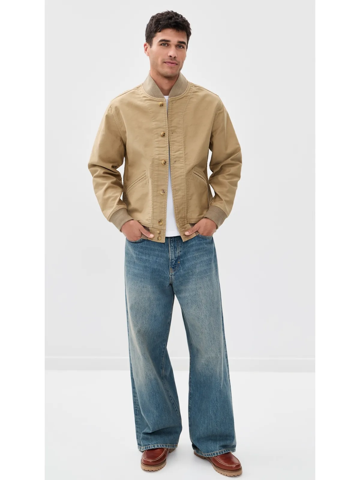 Taylor Stitch Clark ボンバー ジャケット Bedford Cord - 画像5