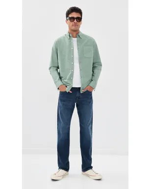Taylor Stitch ジャック・オックスフォード・シャツ サーフグリーン - サムネイル5