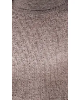 Tanya Taylor Kayden Knit Top Sparrow Grey Melange - サムネイル6