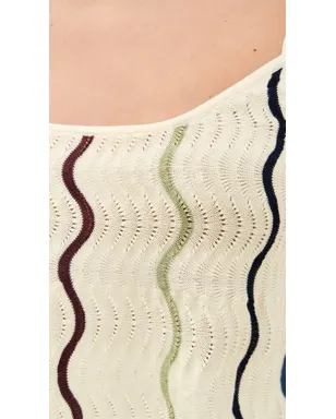 Tanya Taylor Gigi Knit Tank Cream Multi - サムネイル6