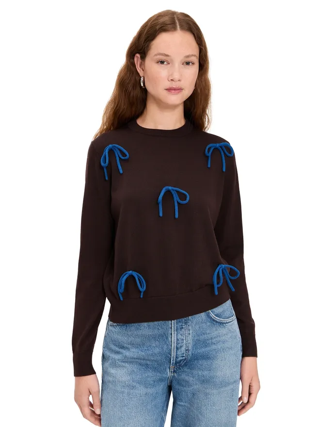 The Tiny Big Sister The Tiny Big Sister Sara Bow Sweaterの商品画像