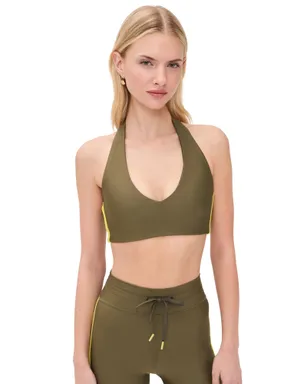The Upside Oxford Ulla Halter Sports Bra - サムネイル1
