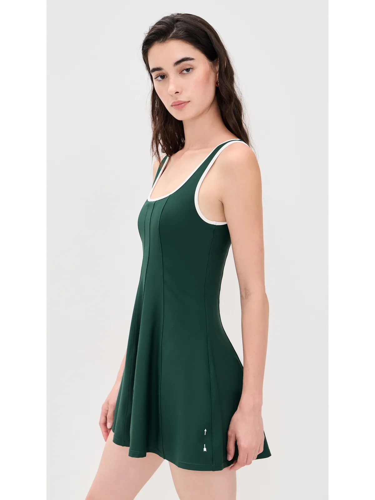 The Upside Maxine ミニドレス レーシンググリーン - 画像4