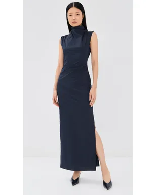 TWP Gathered Thoughts Dress Midnight - サムネイル2