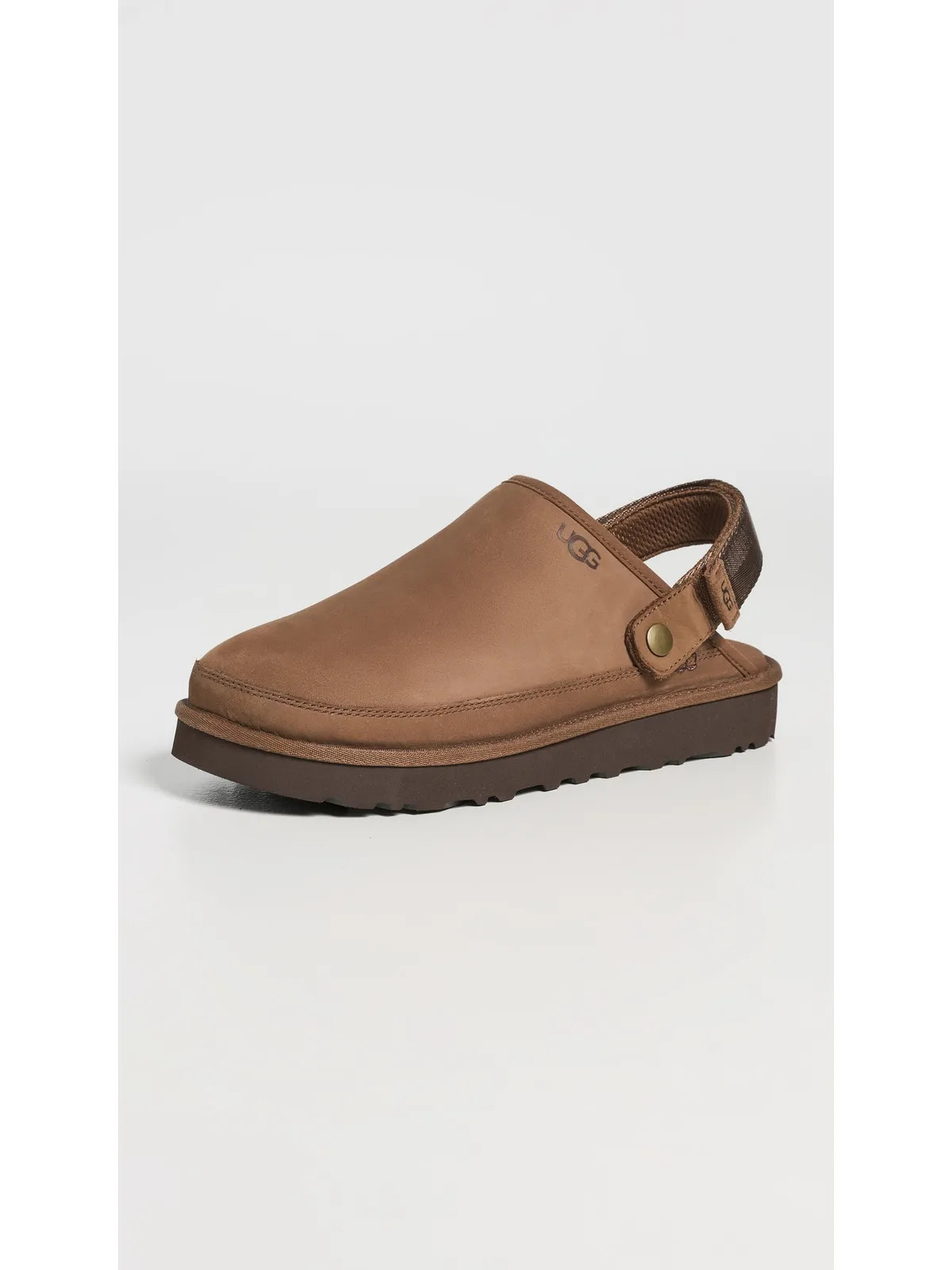 UGG ゴールデンコースト クロッグ II ヌバック ダークチェスナット 7 - 画像2