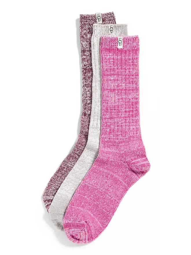 UGG UGG リブニット スラウチー クルー ソックス 3足パックの商品画像