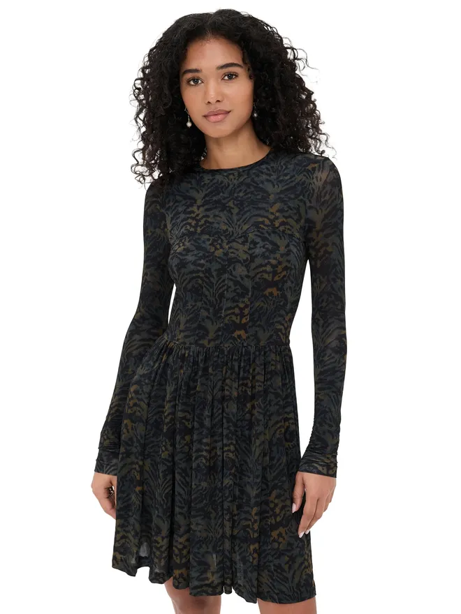 Ulla Johnson Ulla Johnson ベントデッタ ジャージー長袖ミニドレスの商品画像