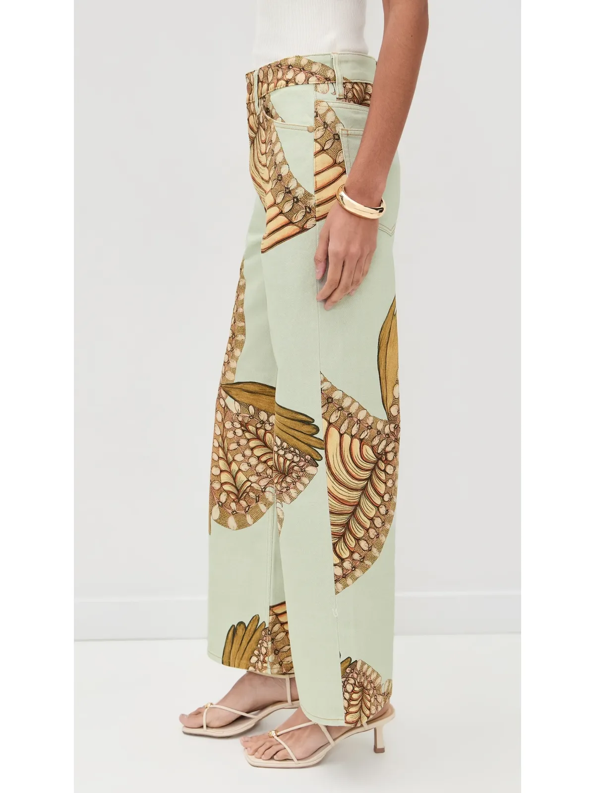 Ulla Johnson ウィロー ジーンズ ウォーターブロッサムズ - 画像4