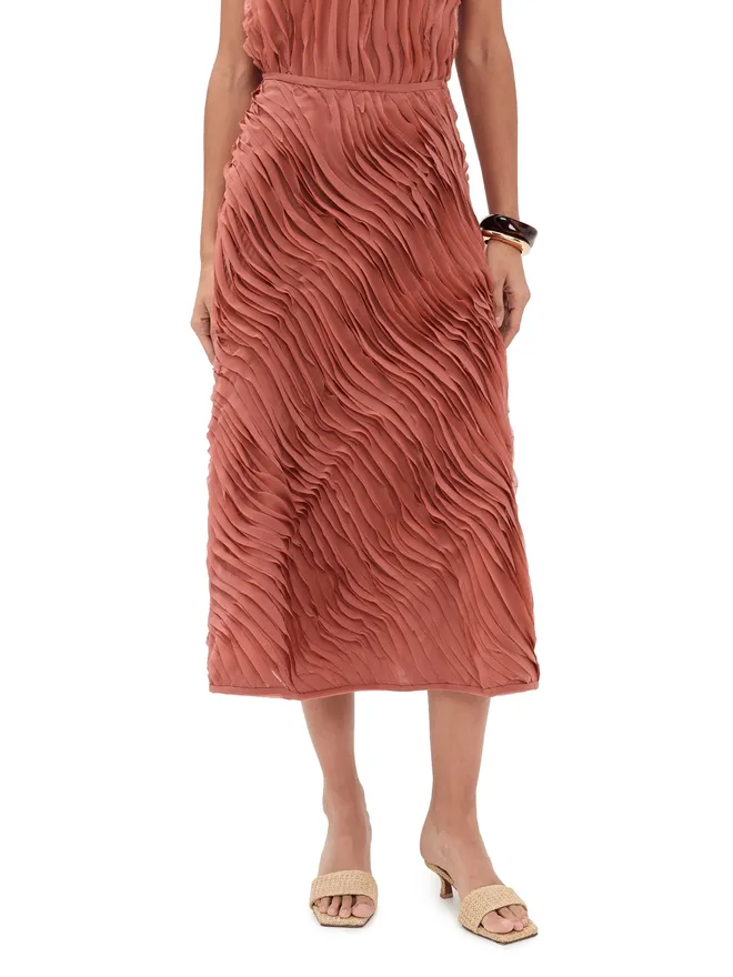Ulla Johnson Ulla Johnson アミコ スカート チェスナットの商品画像