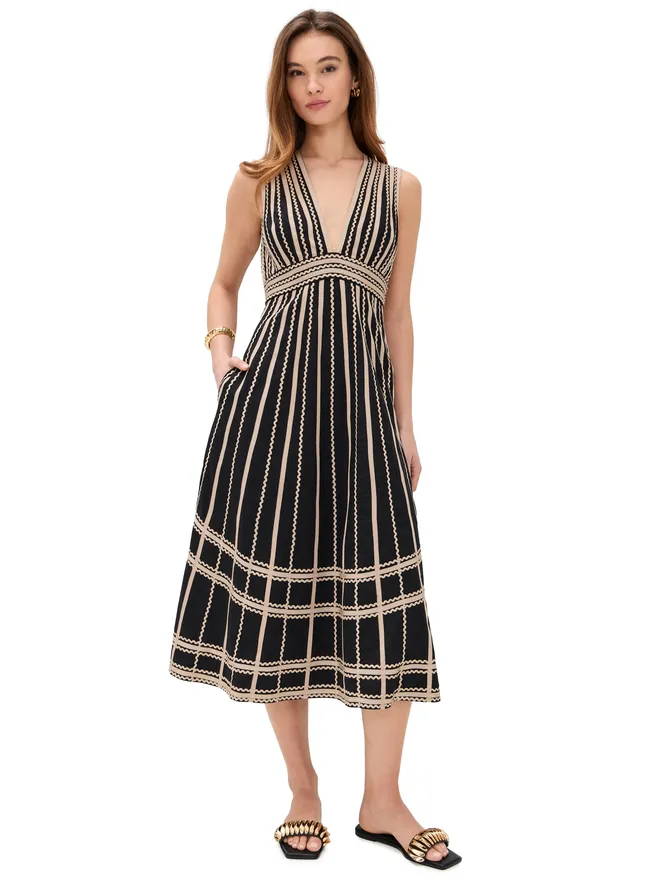 Ulla Johnson Ulla Johnson Palermo Dress Noirの商品画像