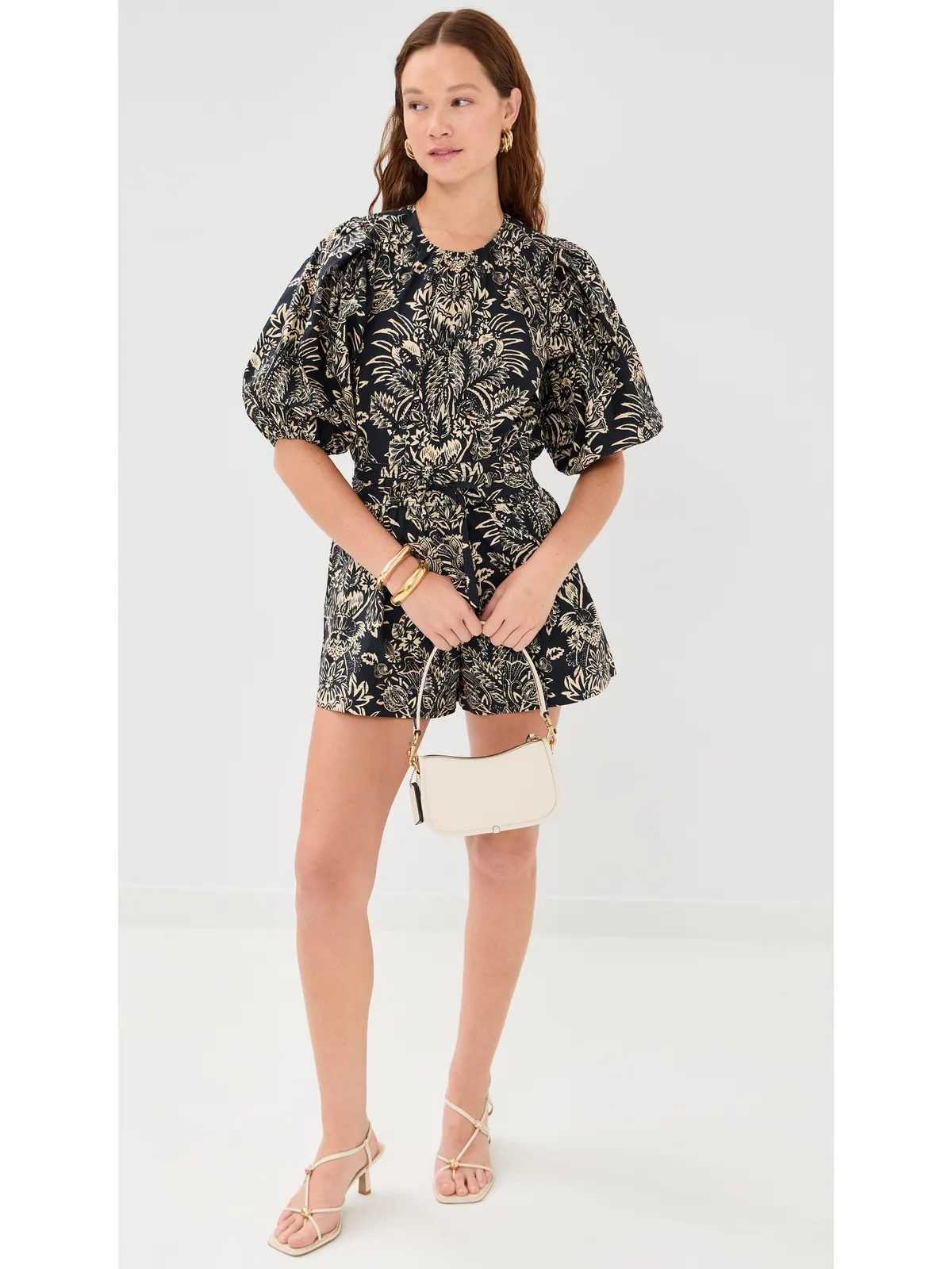 Ulla Johnson フランティスカトップ ノワール・フローラ - 画像5
