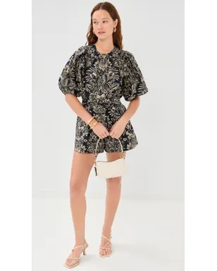 Ulla Johnson フランティスカトップ ノワール・フローラ - サムネイル5