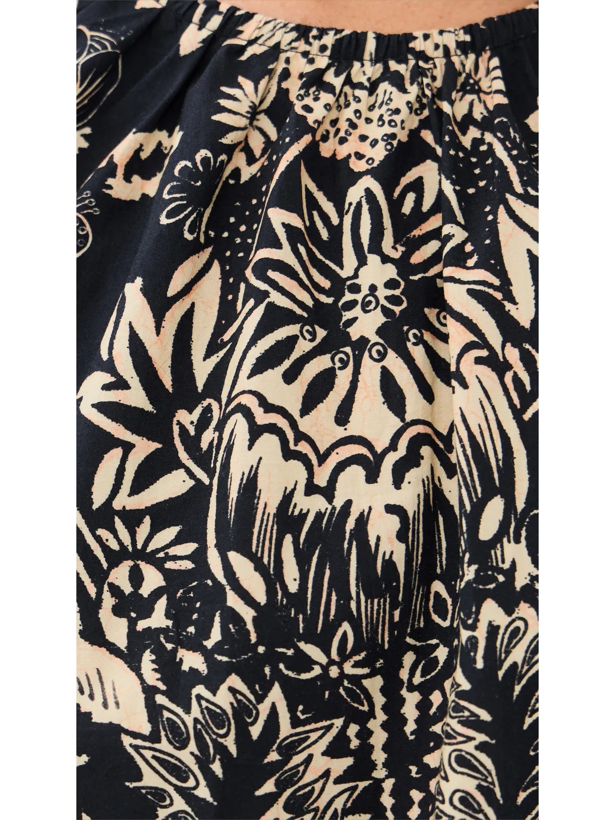 Ulla Johnson フランティスカトップ ノワール・フローラ - 画像6