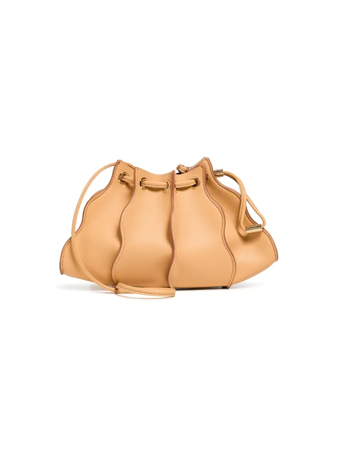 Ulla Johnson Ulla Johnson アドリア プリーツウェーブ ミニ クロスボディ バッグ ロータスの商品画像