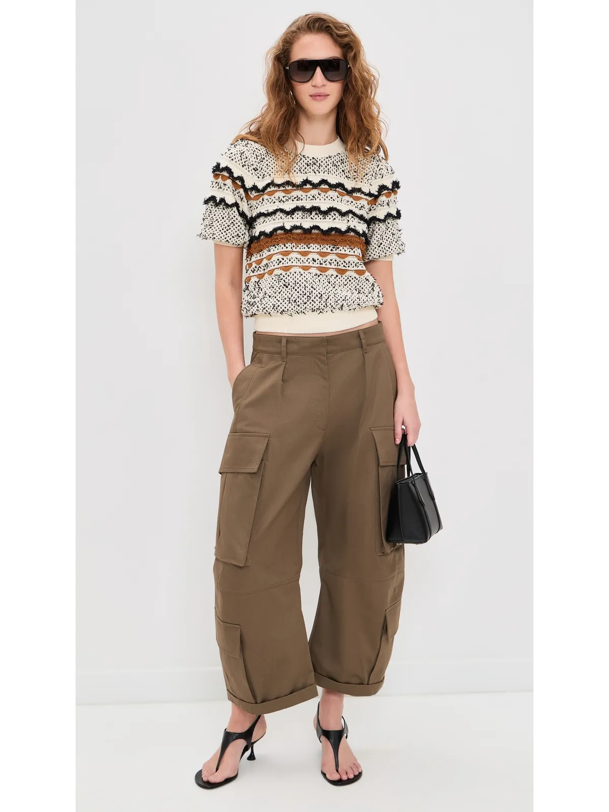 Ulla Johnson アンダイラ ショートスリーブ ニットトップ スカラップ - 画像5