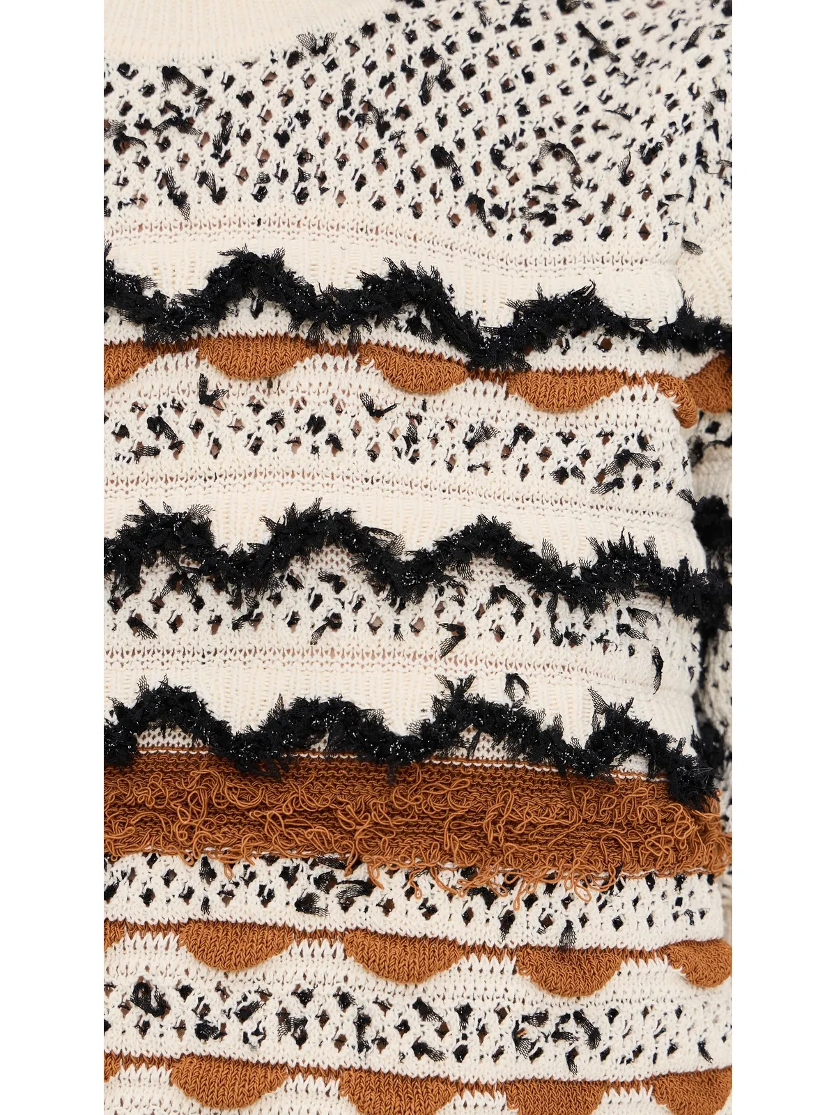 Ulla Johnson アンダイラ ショートスリーブ ニットトップ スカラップ - 画像6
