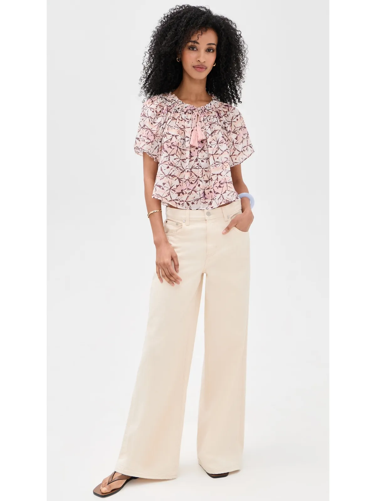 Ulla Johnson アロン カバーアップトップ アメジスト - 画像5