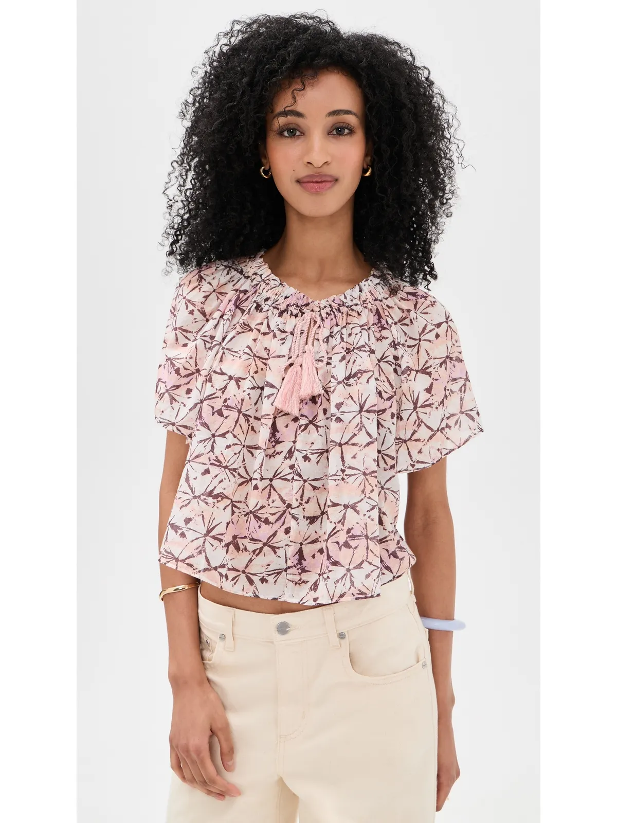 Ulla Johnson アロン カバーアップトップ アメジスト - 画像2