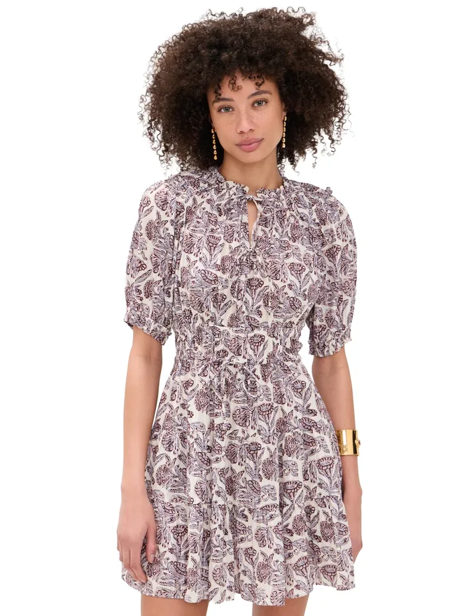 Ulla Johnson Ulla Johnson Soffia ショートスリーブ ミニドレス Meadowの商品画像