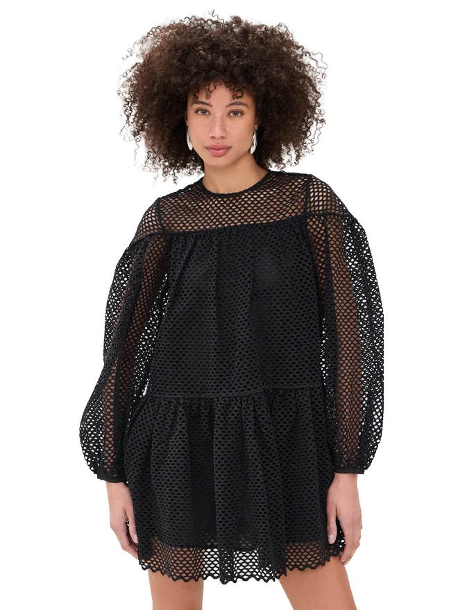 Ulla Johnson Ulla Johnson ジャクリン アイレット コットン ミニドレスの商品画像