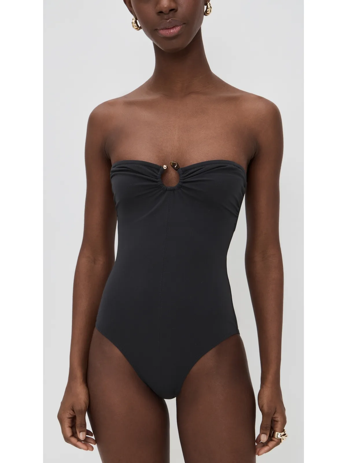 Ulla Johnson Hydra Maillot Noir M - 画像2