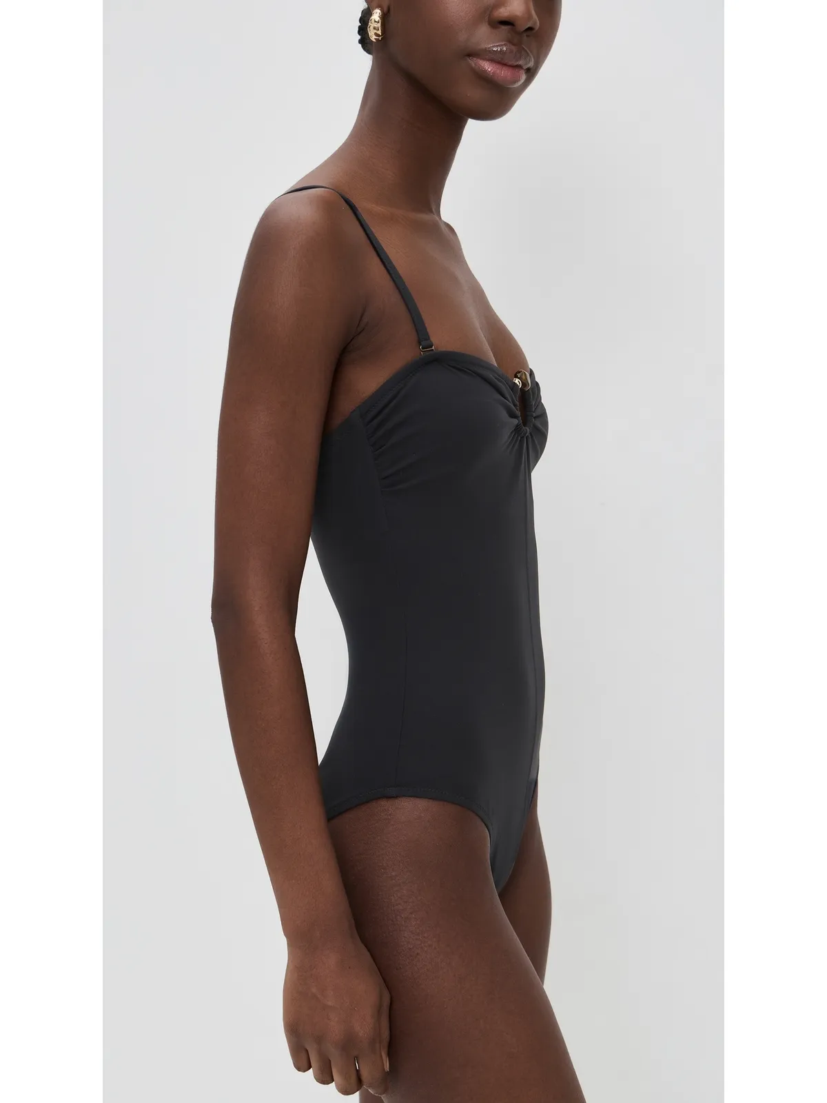 Ulla Johnson Hydra Maillot Noir M - 画像4