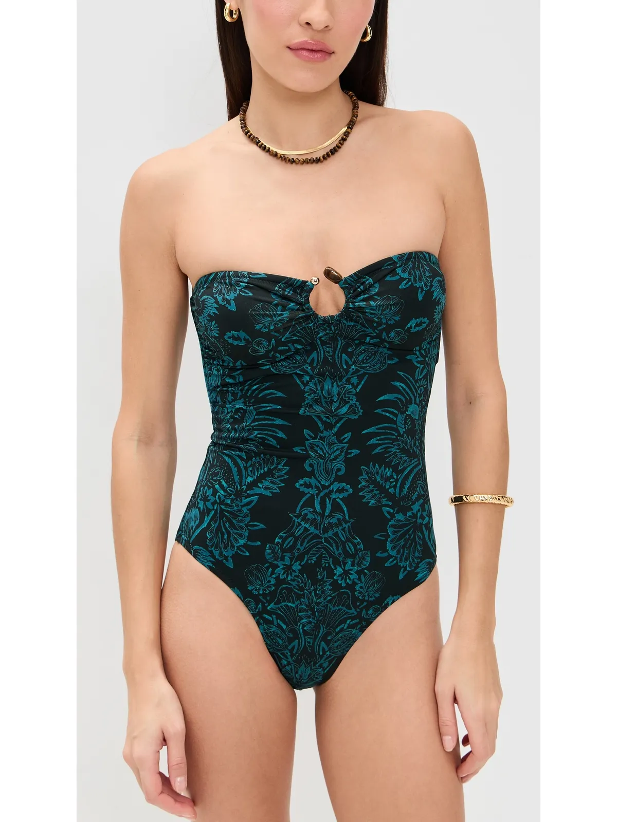 Ulla Johnson Hydra Maillot One Piece Eclipse Flora - 画像5