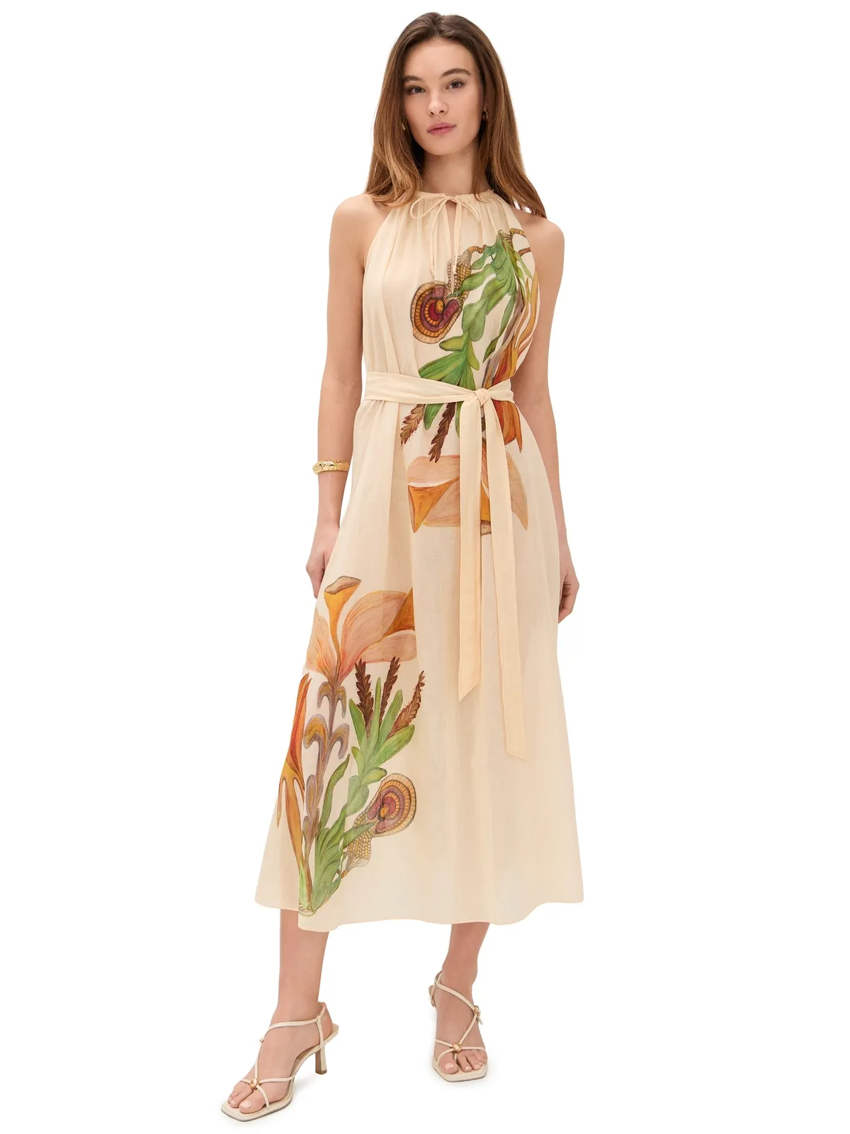 Ulla Johnson エララ カバーアップドレス インナー ネイチャー - 画像1