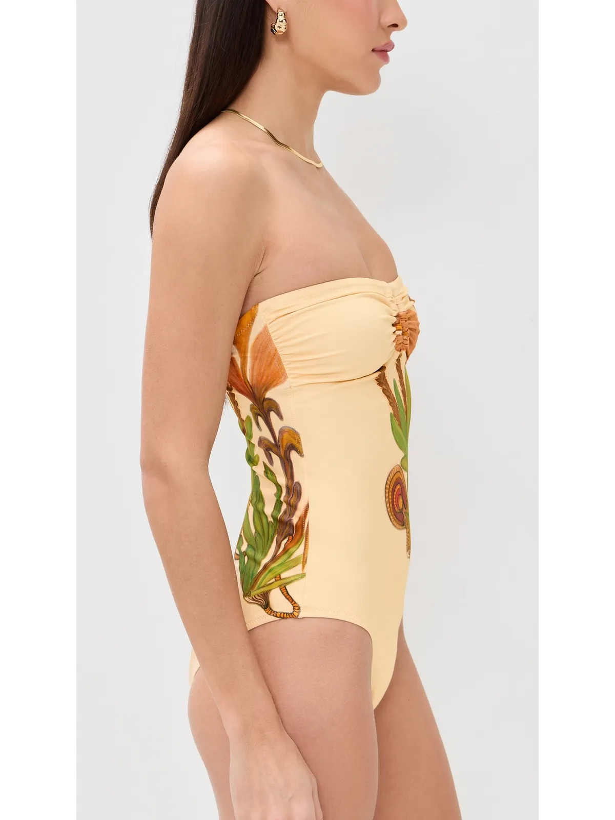 Ulla Johnson モントレー マイヨット ワンピース インナー ネイチャー M - 画像4
