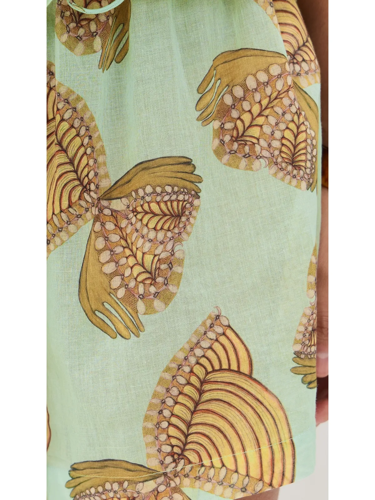 Ulla Johnson Bijou カバーアップショーツ 水の花 - 画像6