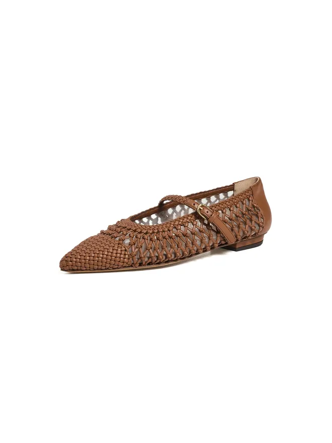 Ulla Johnson Ulla Johnson グレイシー ハンドノット バレエフラットの商品画像