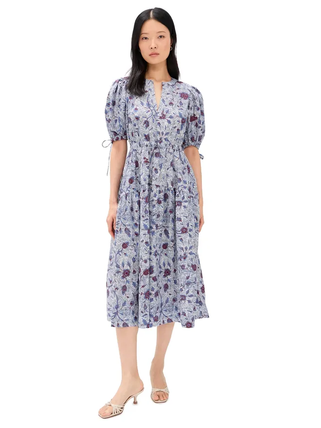Ulla Johnson Ulla Johnson アドリアナ ショートスリーブ コットン ドレス ガーデニアの商品画像