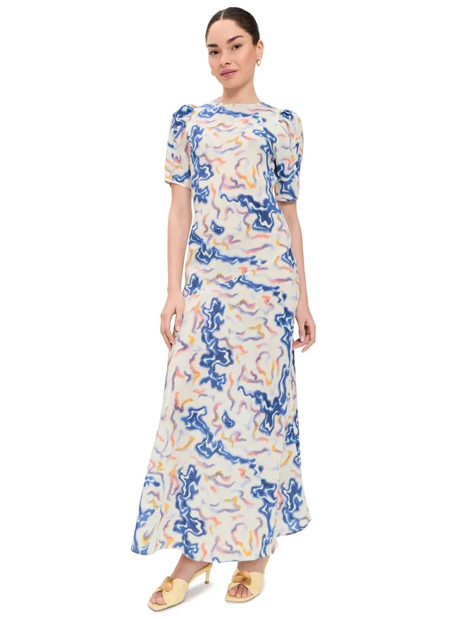 Ulla Johnson Ulla Johnson Samar ショートスリーブ シルク ドレスの商品画像