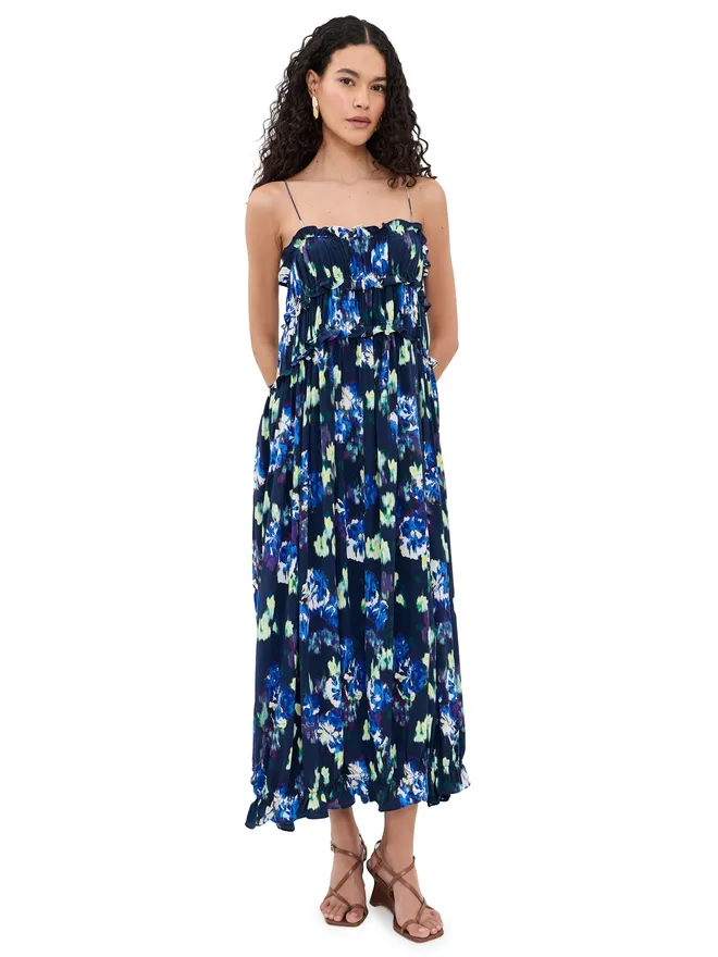 Ulla Johnson Ulla Johnson クローブ シルクドレス Evening Bloomの商品画像