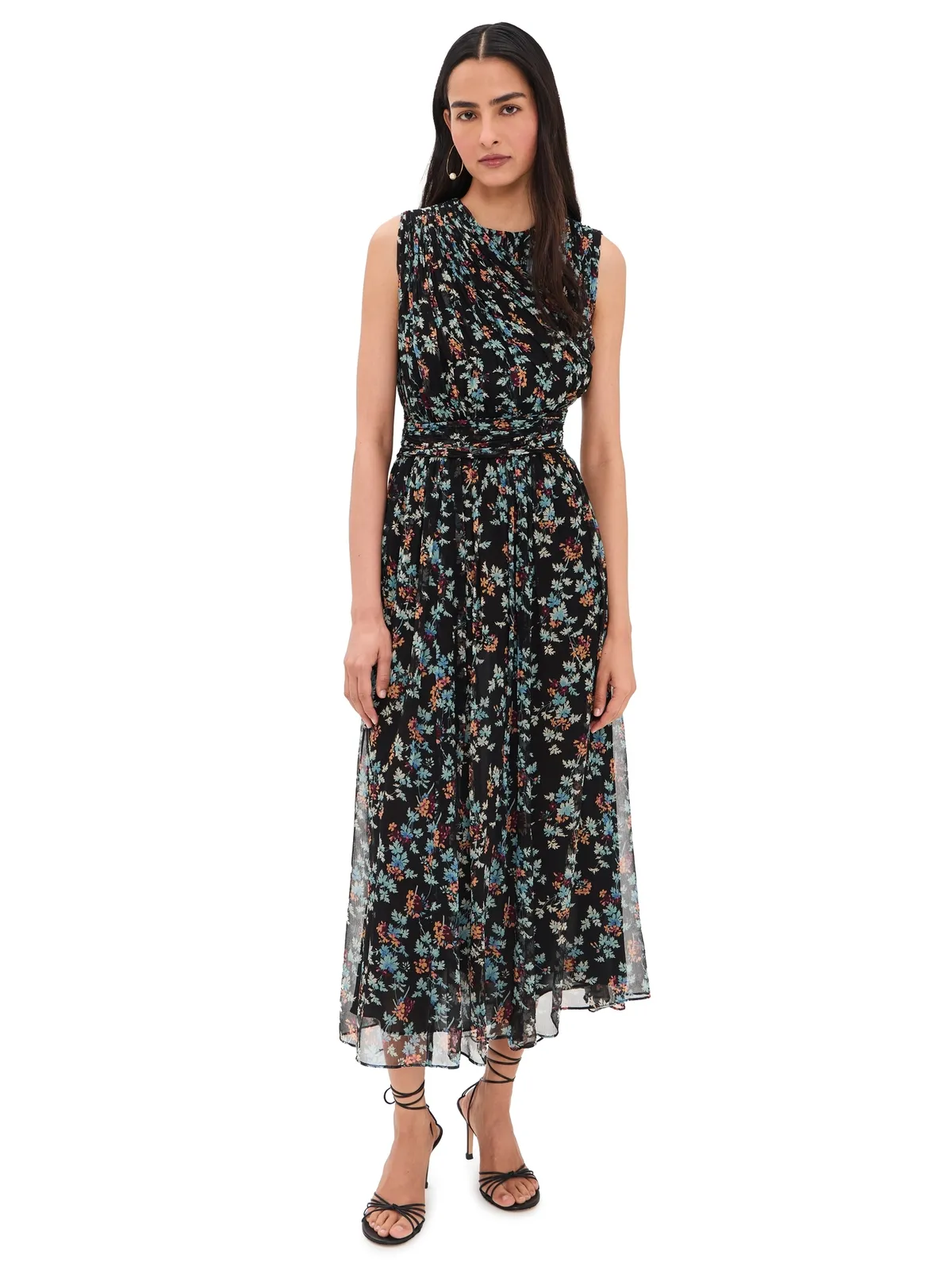 Ulla Johnson セレスティナ シルクドレス ナイトシェード - 画像1
