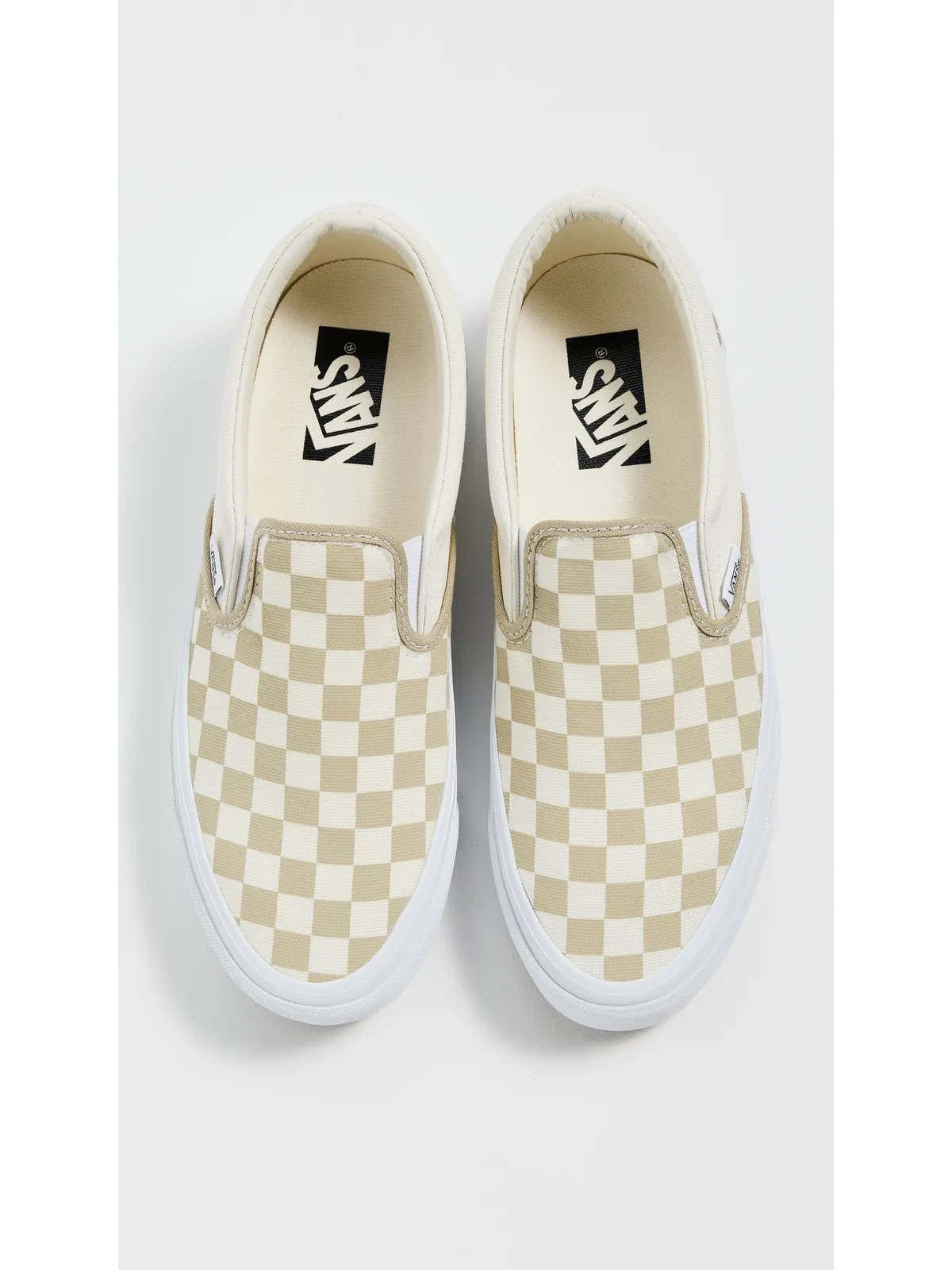 Vans クラシック チェッカーボード スリップオン スニーカー - 画像5