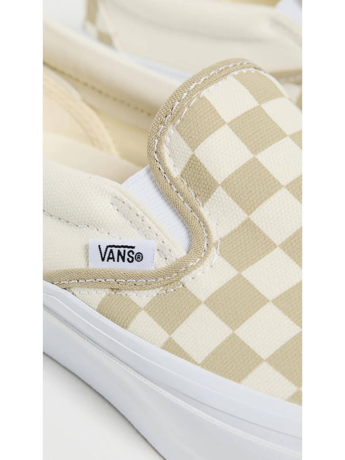 Vans クラシック チェッカーボード スリップオン スニーカー - 画像6