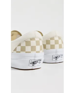 Vans クラシック チェッカーボード スリップオン スニーカー - サムネイル4