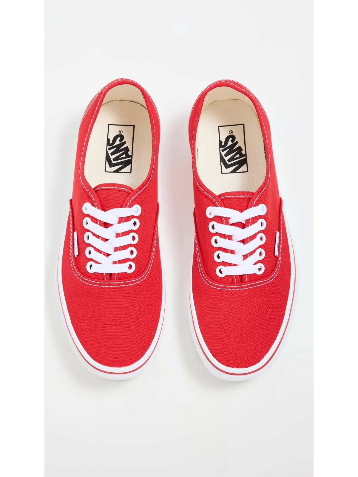 Vans オーセンティック スニーカー レッド - 画像5