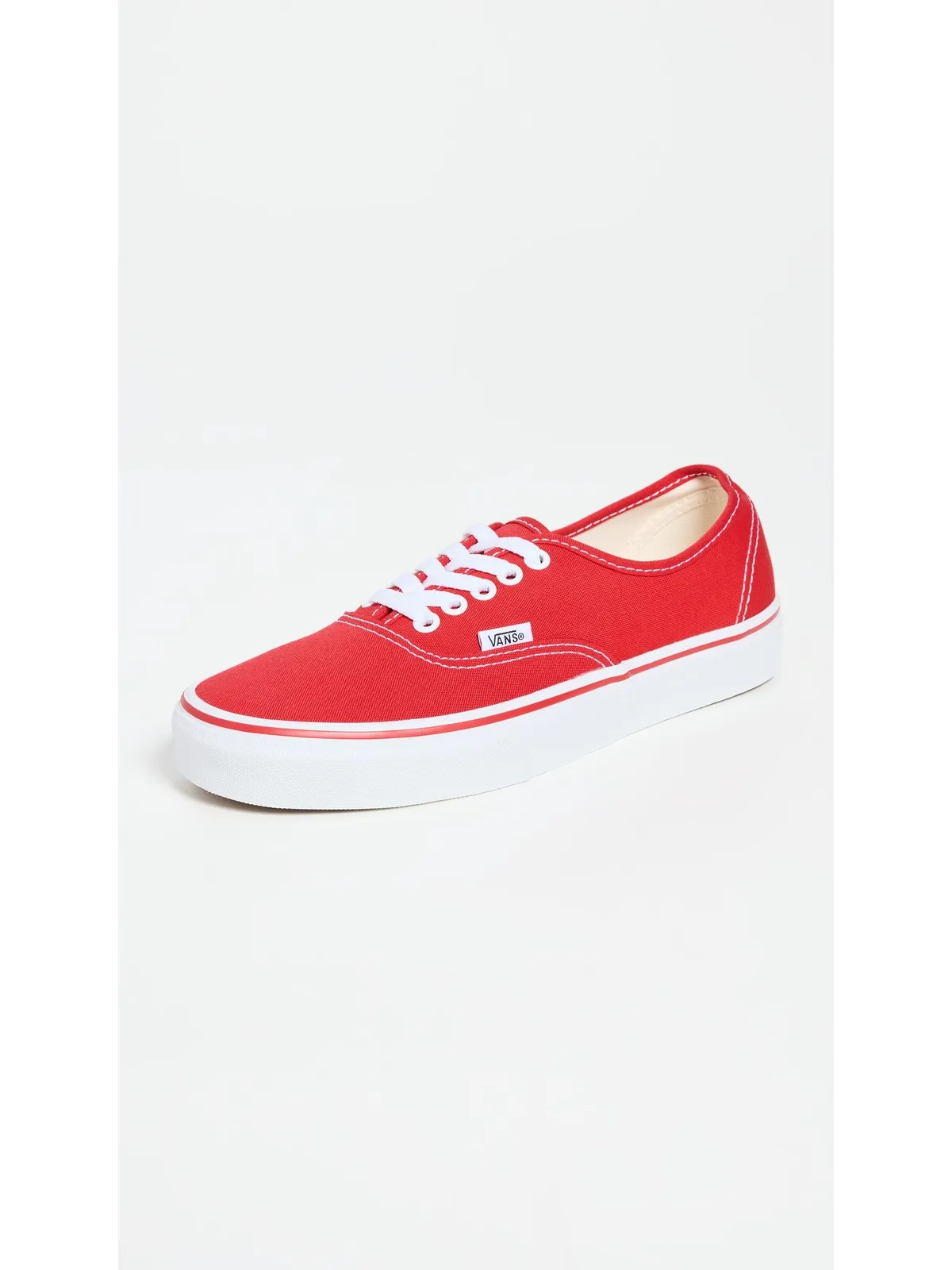 Vans オーセンティック スニーカー レッド - 画像2