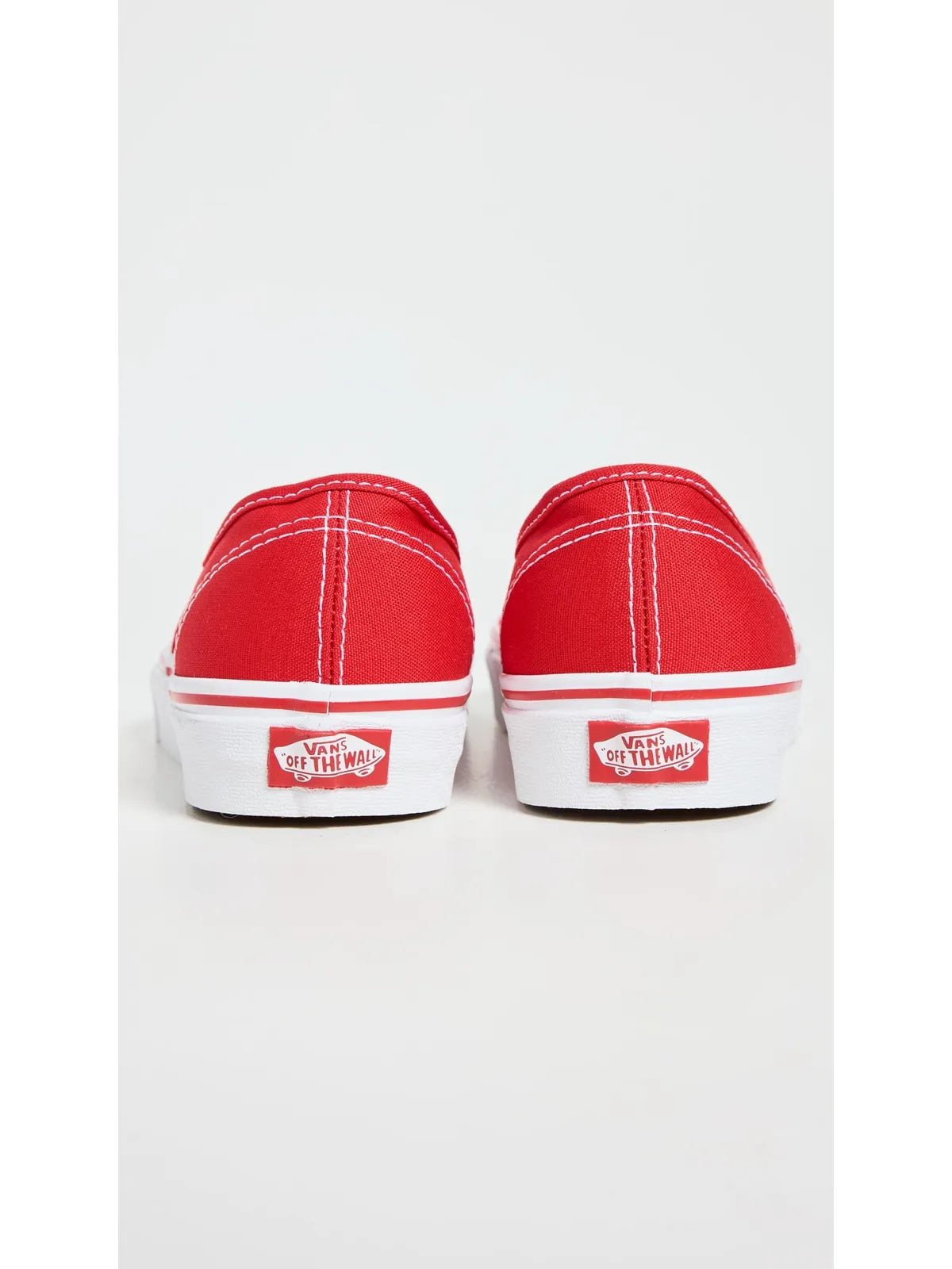 Vans オーセンティック スニーカー レッド - 画像4