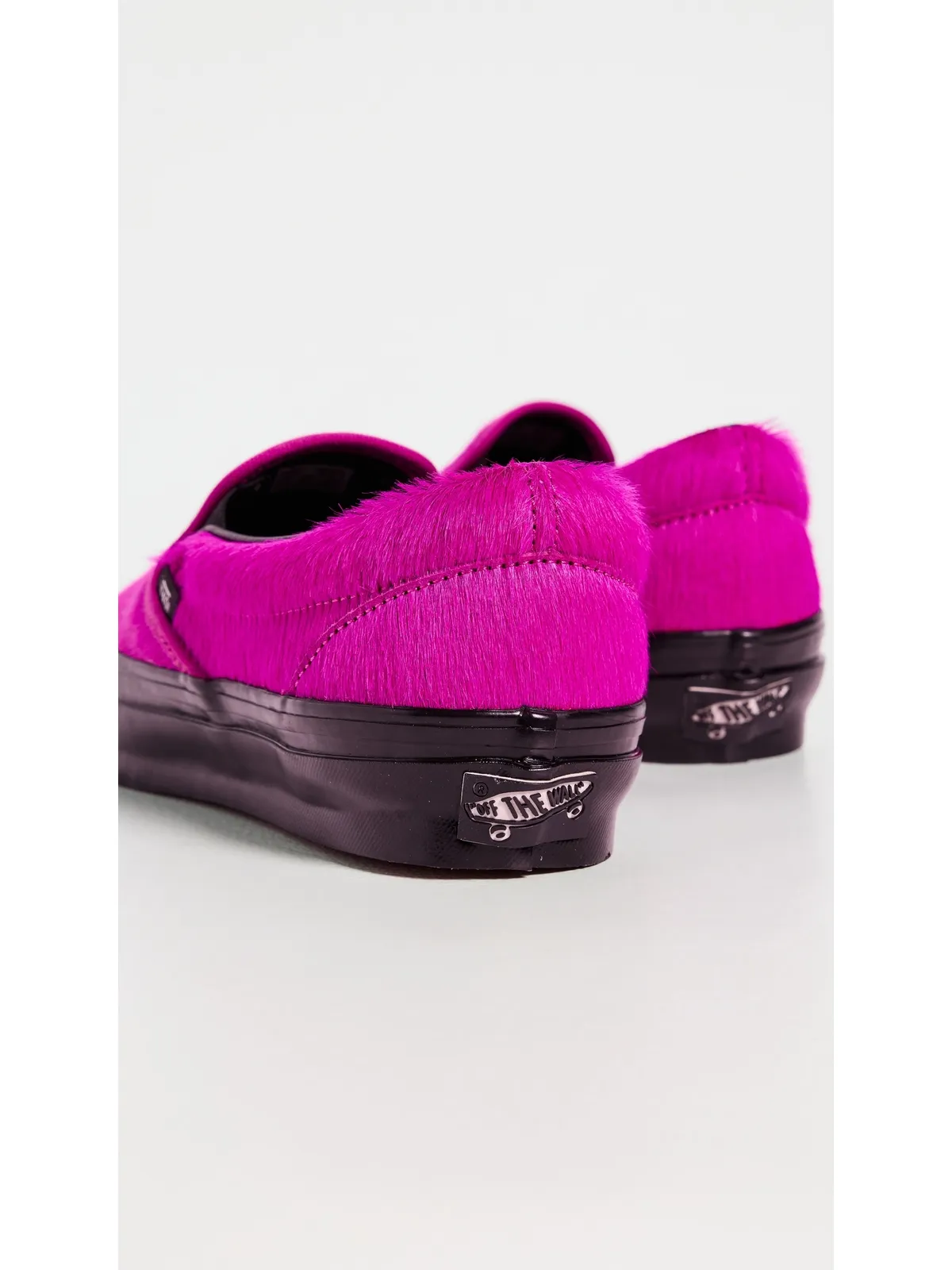 Vans LX Classic Slip-On ポニーヘア フューシャ - 画像5