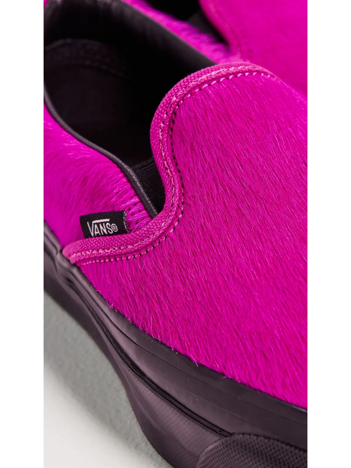 Vans LX Classic Slip-On ポニーヘア フューシャ - 画像6