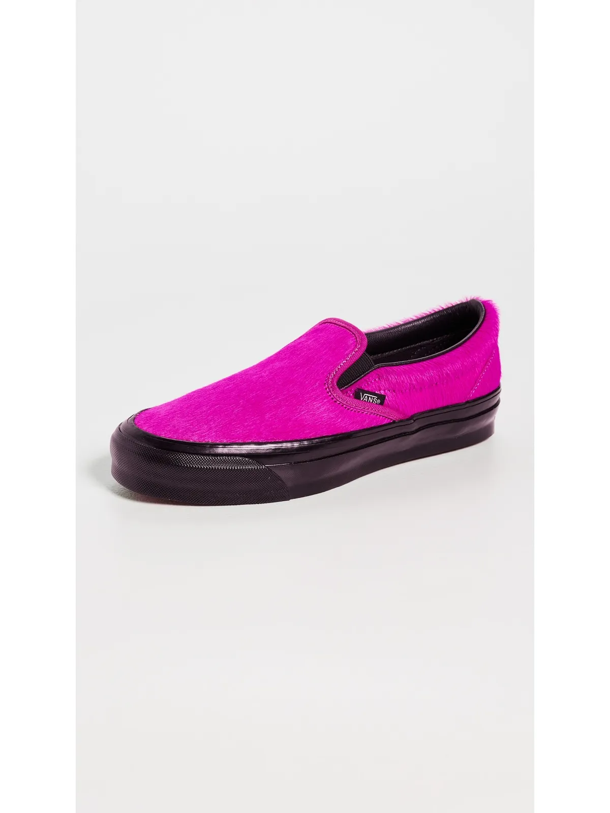 Vans LX Classic Slip-On ポニーヘア フューシャ - 画像2